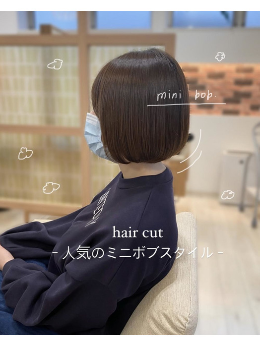 hair cut -?? のミニボブ-_20221112_1
