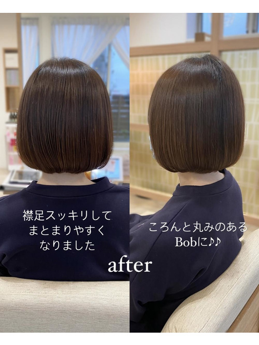 hair cut -?? のミニボブ-_20221112_3